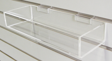 Acrylic Slatwall Trays & Slatwall Bins