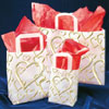 Golden Hearts Gift Bags
