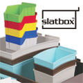 Slatbox Pegboard Display Bins