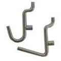 Angled Pegboard Hooks and J Pegboard Hooks