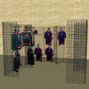 Gridwall Mall Kiosk Displays