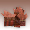 Classic Swirls & Stripes Gift Bags - Brown