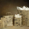 Newsprint Series Shopping Bags and Merchandise Bags