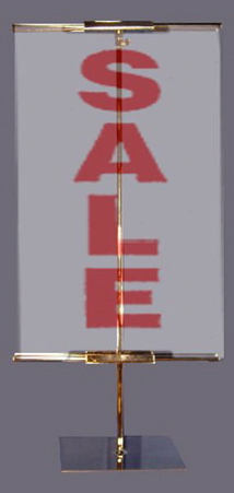Banner Stand - Chrome