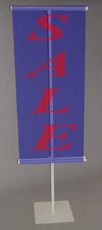 Banner Stand - White