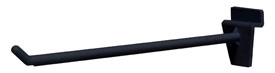 8" Nylon Slatwall Hook Black