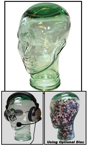 Deluxe Glass Display Head