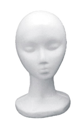Elegant Female Head 12" High