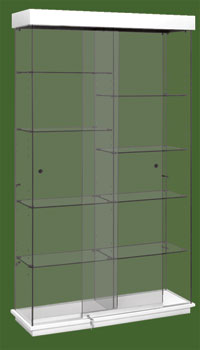 Double Wall Glass Display