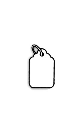Strung Merchandise Tags