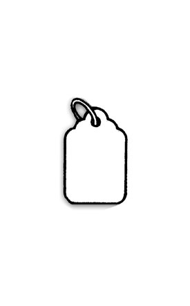 Strung Merchandise Tags