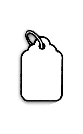 Strung Merchandise Tags