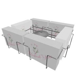 6 Pocket Tier For 6" x 4" White