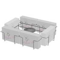 6 Pocket Tier, 5" x 7" White