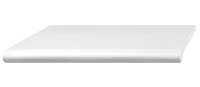 White Bullnose Shelving - 24"L