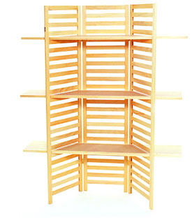 Three Panel Alcove Stained
