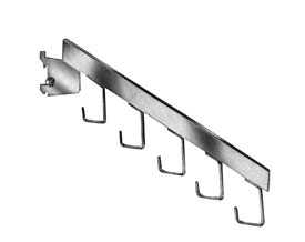 5 Hook Rectangular Waterfall 1" Slots
