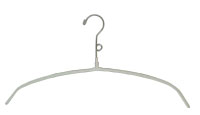Non-Slip Hangers - White Vinyl Coated