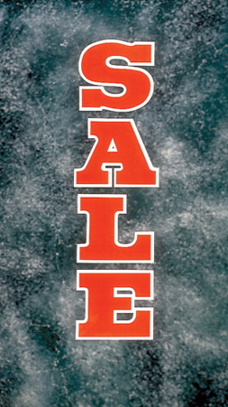 Transparent Sale 12" x 36"