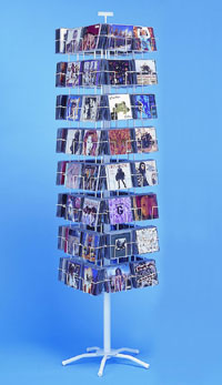 CD Display - 64 Pocket Spinner Rack