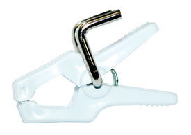 Slatwall Roto Clip &amp; Pegboard Roto Clip White