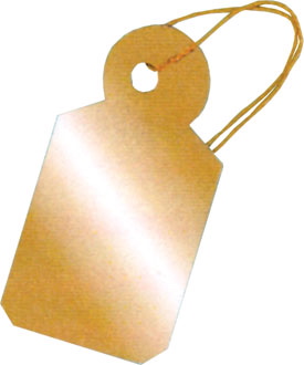 Large Jewelry Tags Gold