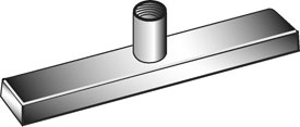 Magnetic Flat 4" Base 3/8" Threaded