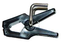 Slatwall Roto Clip &amp; Pegboard Roto Clip Black