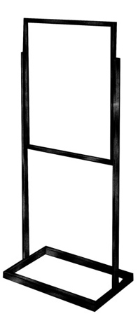 Bulletin Sign Holder 22" x 28" Black