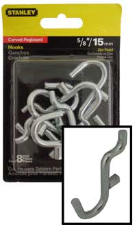 Super Duty J Pegboard Hooks - 5/8"