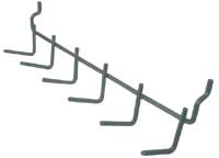 Six Angled Multi-Tool Pegboard Holder 