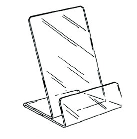 Deluxe Shirt Easel 7" x 12" x 3" Lip
