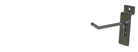 Slatwall Hook - 4" Chrome