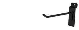Slatwall Hook - 6" Black