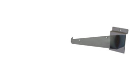 Slatwall Shelf Bracket 8" Chrome