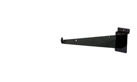 Slatwall Shelf Bracket 10" Black