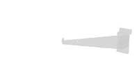 Slatwall Shelf Bracket 10" White