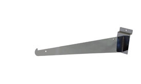 Slatwall Shelf Bracket 14" Chrome