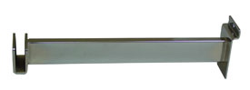 Slatwall Hangrail Bracket For Rectangular Tube 12"