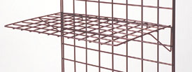 Flat Grid Shelf 23.5" x 14" White