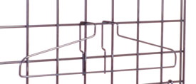 Clothes Hanger Black Grid