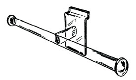 Slatwall Jewelry Bar 15 1/2