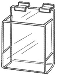 Deluxe Acrylic Slatwall Brochure Holder 7.5" x 9"