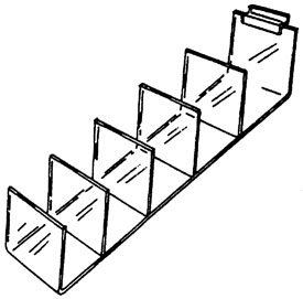 Slatwall Clutch Purse Displayer
