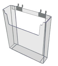 Pegboard Literature Holder - 8 1/2"W x 11"H