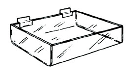 Slatwall Display Tray
