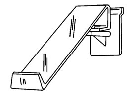 Swivel Slatwall Shoe Display - Toe