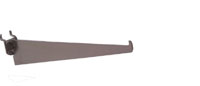 Pegboard Shelf Bracket 10" Long