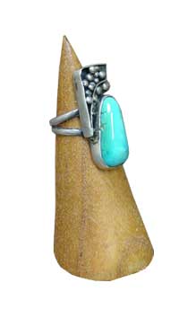 Wood Ring Jewelry Display - Natural