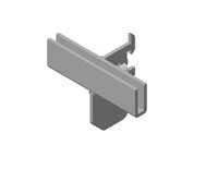 Wall Standard Mount, 1/2" on 1" Center